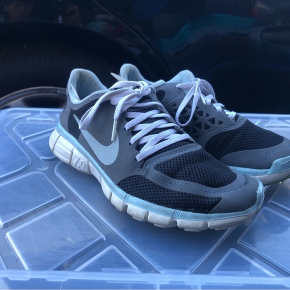 Nike Free 7.0 V2 396044-001 Womens Black Grey Running Athletic Shoes Size 8 - Picture 5 of 11